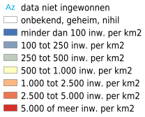 Legenda van de kaart Buurt